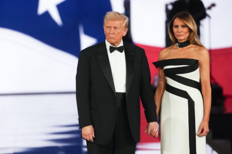 trump e moglie