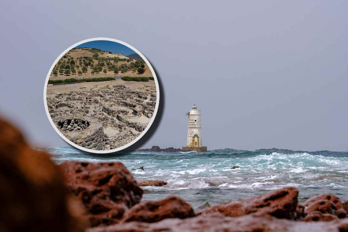 Uno scorcio marittimo della Sardegna e gli scavi di Su Nuraxi