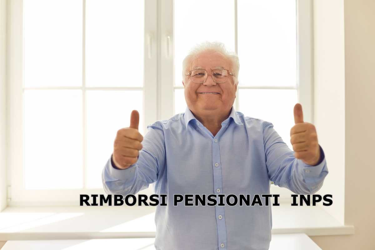 anziano soddisfatto rimborsi pensionati inps